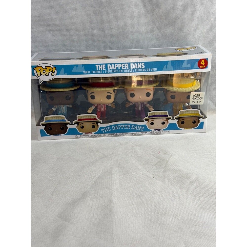 Funko Pop Disney Parks Dapper Dans 4-Pack D23 Expo 2019 Exclusive Vaulted